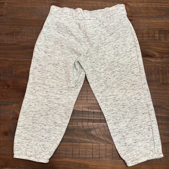 Calvin Klein Womens Joggers Light Teal Heather Fleece Lined Fold Over Size M - Picture 5 of 9